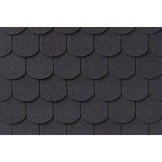 Битумная черепица IKO Superglass Biber Black