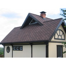 Битумная черепица IKO Superglass HEX Dual Brown
