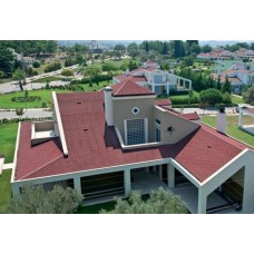 Битумная черепица BTM Shingle Rubin Красный