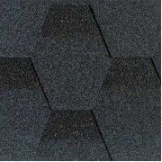 Битумная черепица SIM Shingle Hexagon Графит
