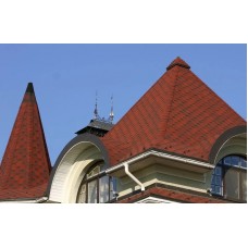 Битумная черепица Tegola (Тегола) Eco Roof Hexagonal красный Mixed Red