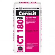 Смесь МВ Ceresit CT 180 PRO для крепления плит из минеральной ваты (27 кг)