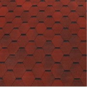 Тегола Черепица Eco Roof Hexagonal красный